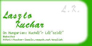 laszlo kuchar business card